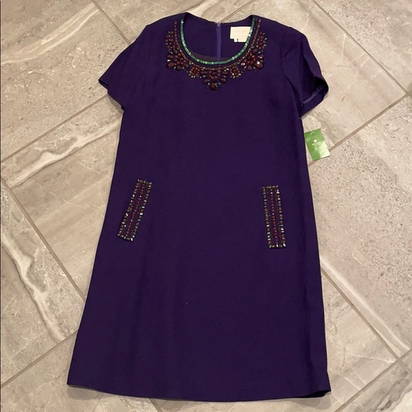 NWT Kate Spade Jeweled Dress - Picture 1 of 3